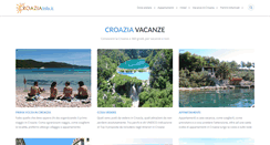Desktop Screenshot of croaziainfo.it